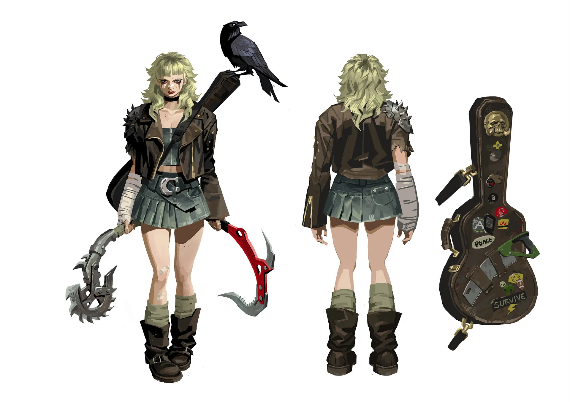 Sculpting Edgy Female Rock Star Character Bust In 3D - изображение 2