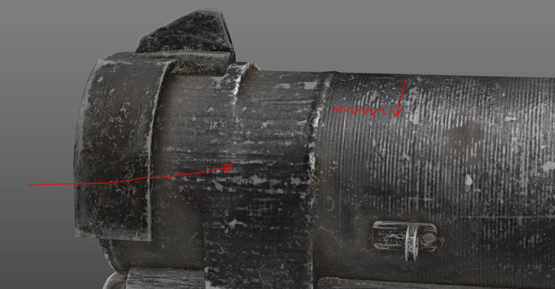 Создание состаренного оружия с реалистичным текстурированием с помощью ZBrush & Substance 3D — изображение 25