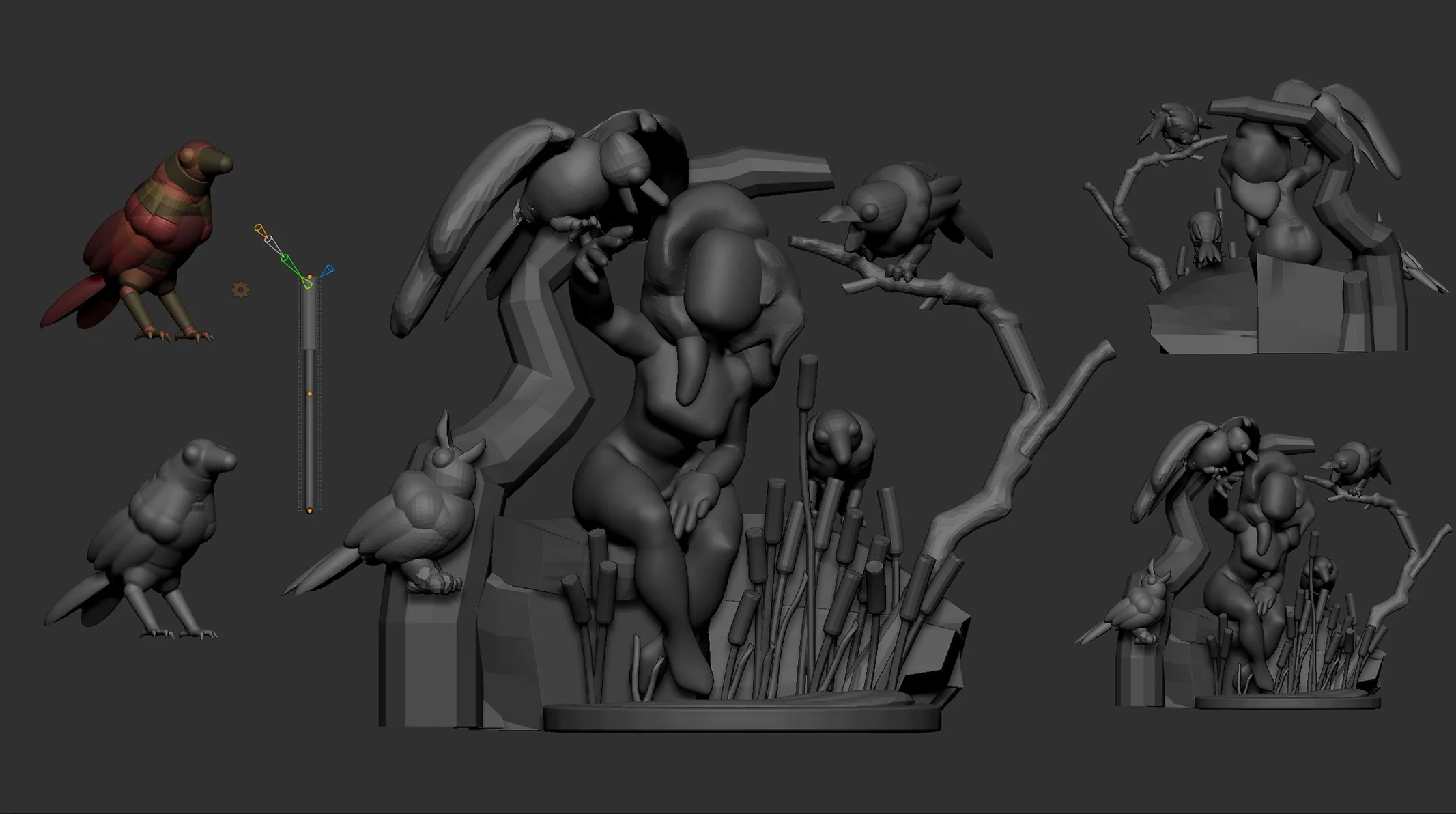 From Model to ZBrush Splash Screen: - изображение 9