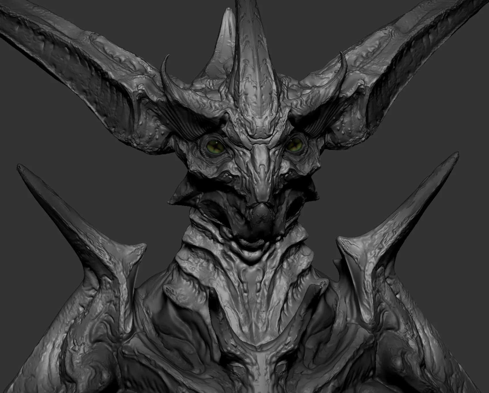 3D Alien Bust Sculpt Inspired By Mass Effect - изображение 4