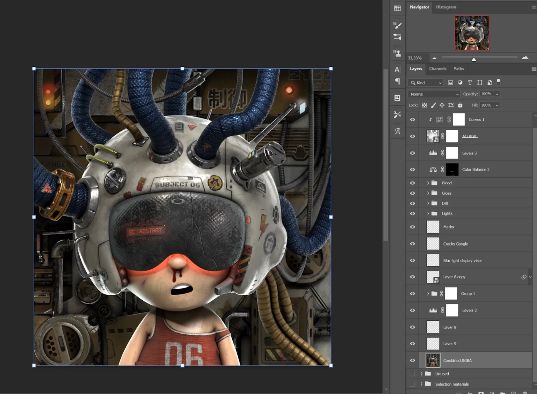 Переосмысление 2D-концепции в трёх измерениях с помощью Blender & Substance 3D — изображение 13