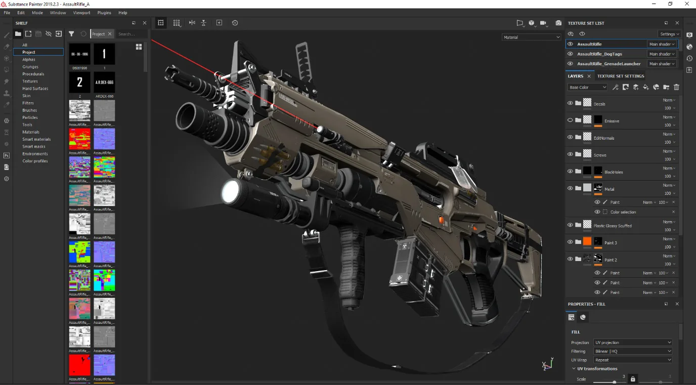 Modeling Assault Rifle in 3DS Max - изображение 9
