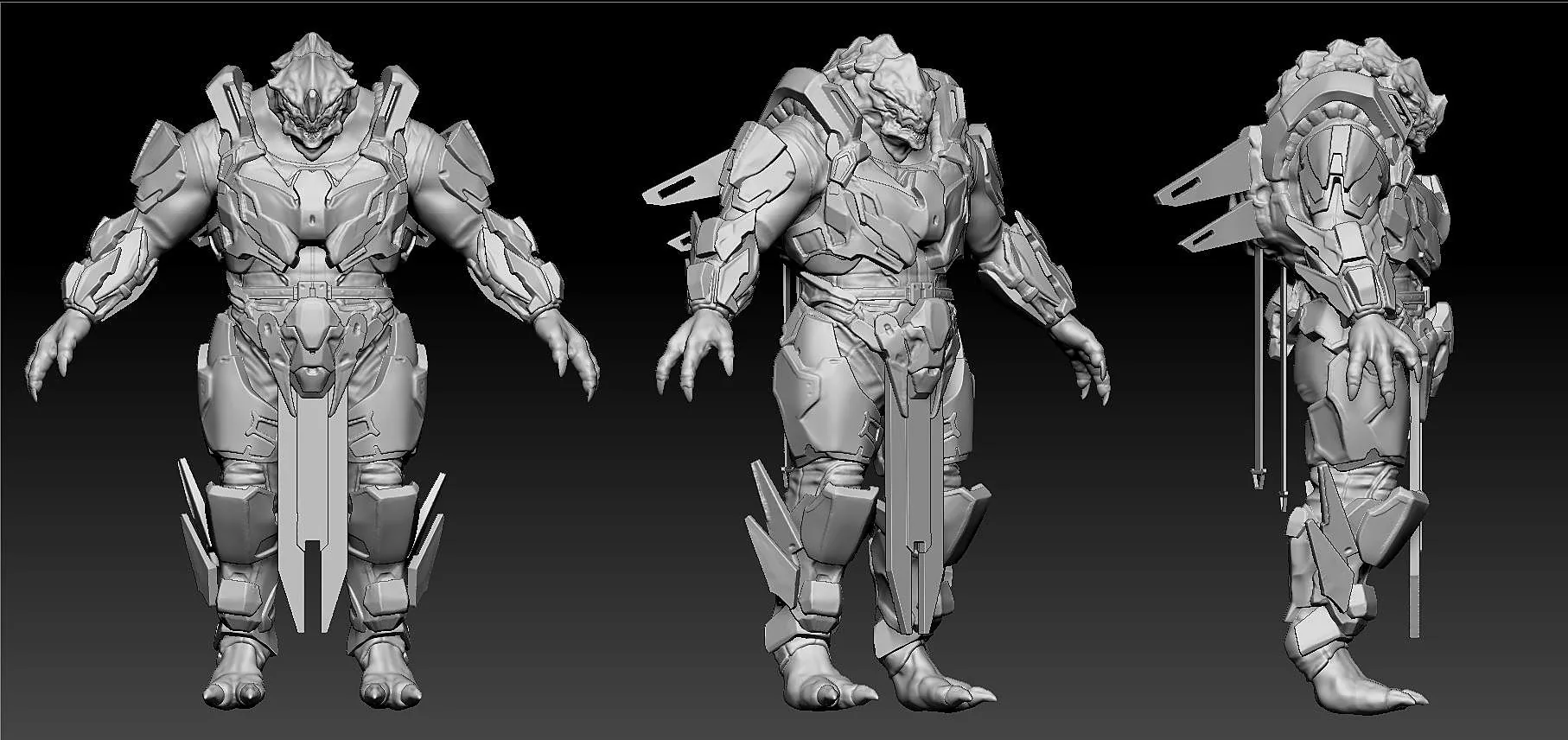 Сочетание рабочего процесса Skin и Hard-Surface в ZBrush и инструментах Substance - изображение 5