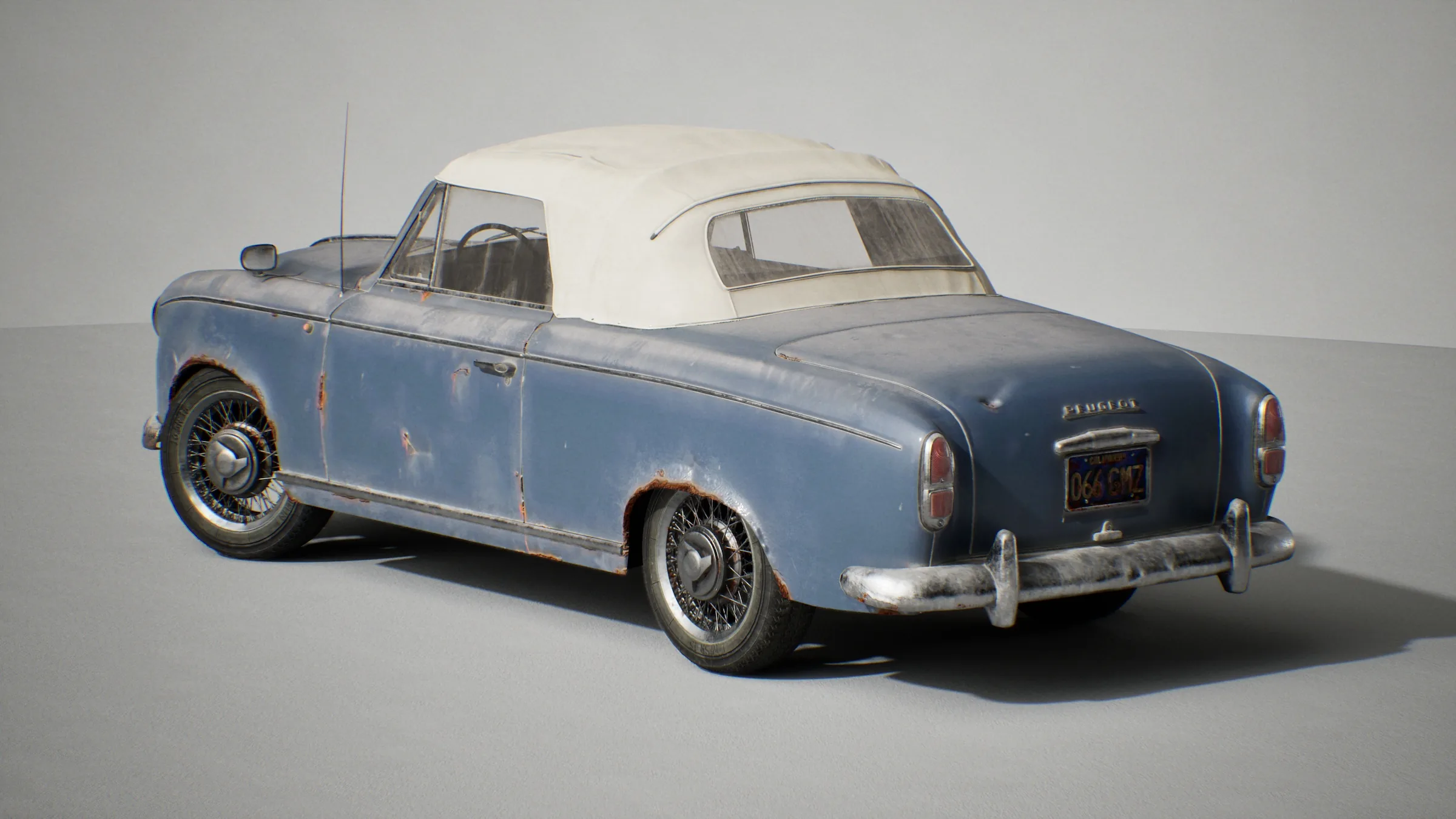 Создание готового к игре Peugeot 403 с использованием Unreal Engine & Substance 3D - изображение 2