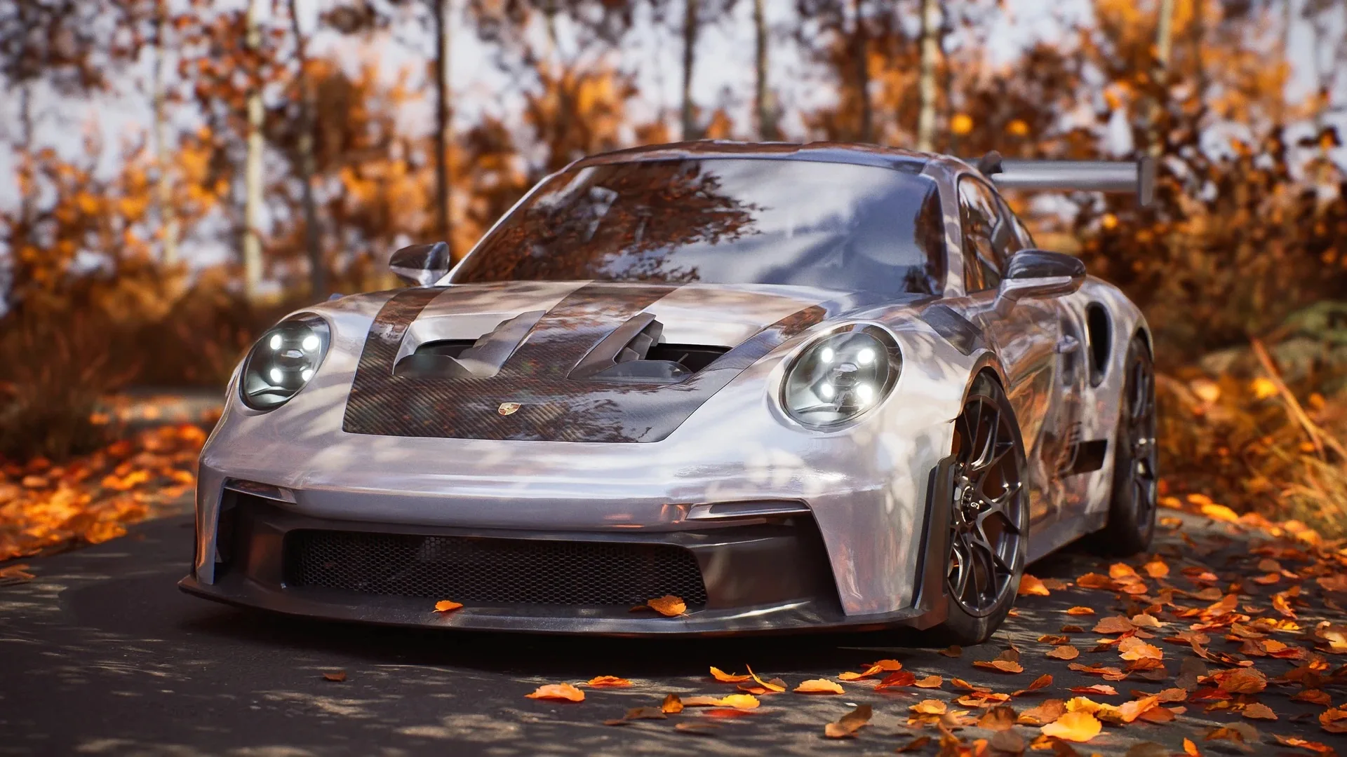 Моделирование и освещение реалистичного Porsche 911 GT3 RS в 3D - изображение 1