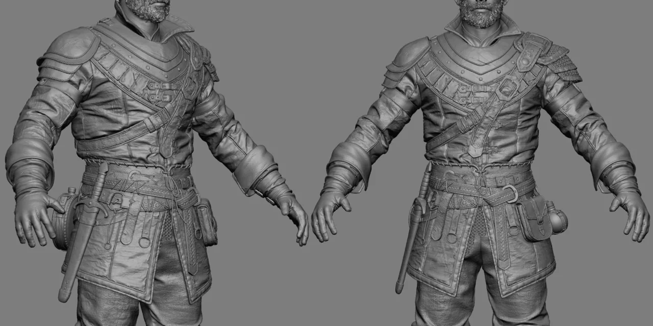Как создать готового к игре средневекового персонажа в 3D - изображение 14