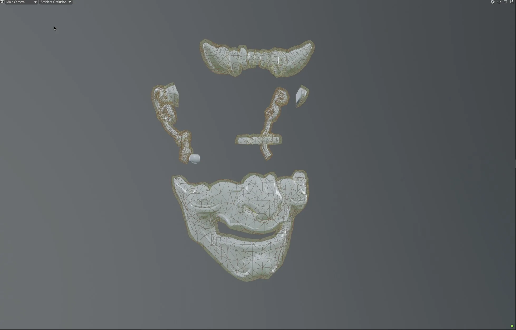 How To Model & Texture A Samurai Mask With Menacing Facial Features - изображение 7