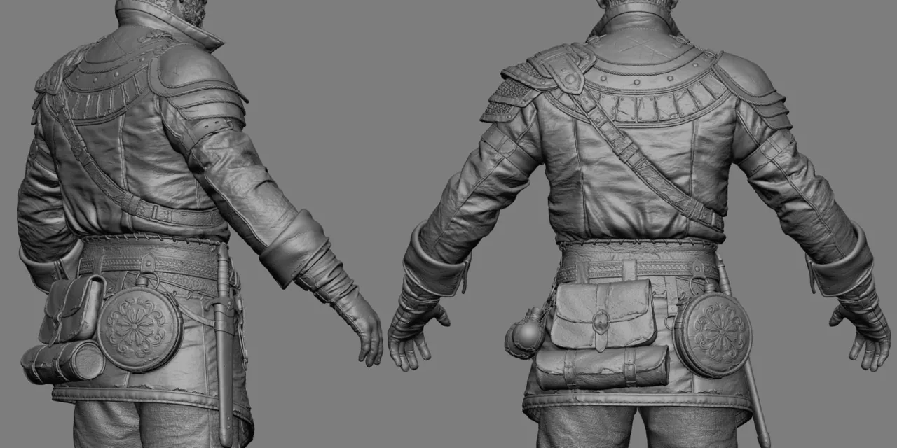Как создать готового к игре средневекового персонажа в 3D - изображение 17