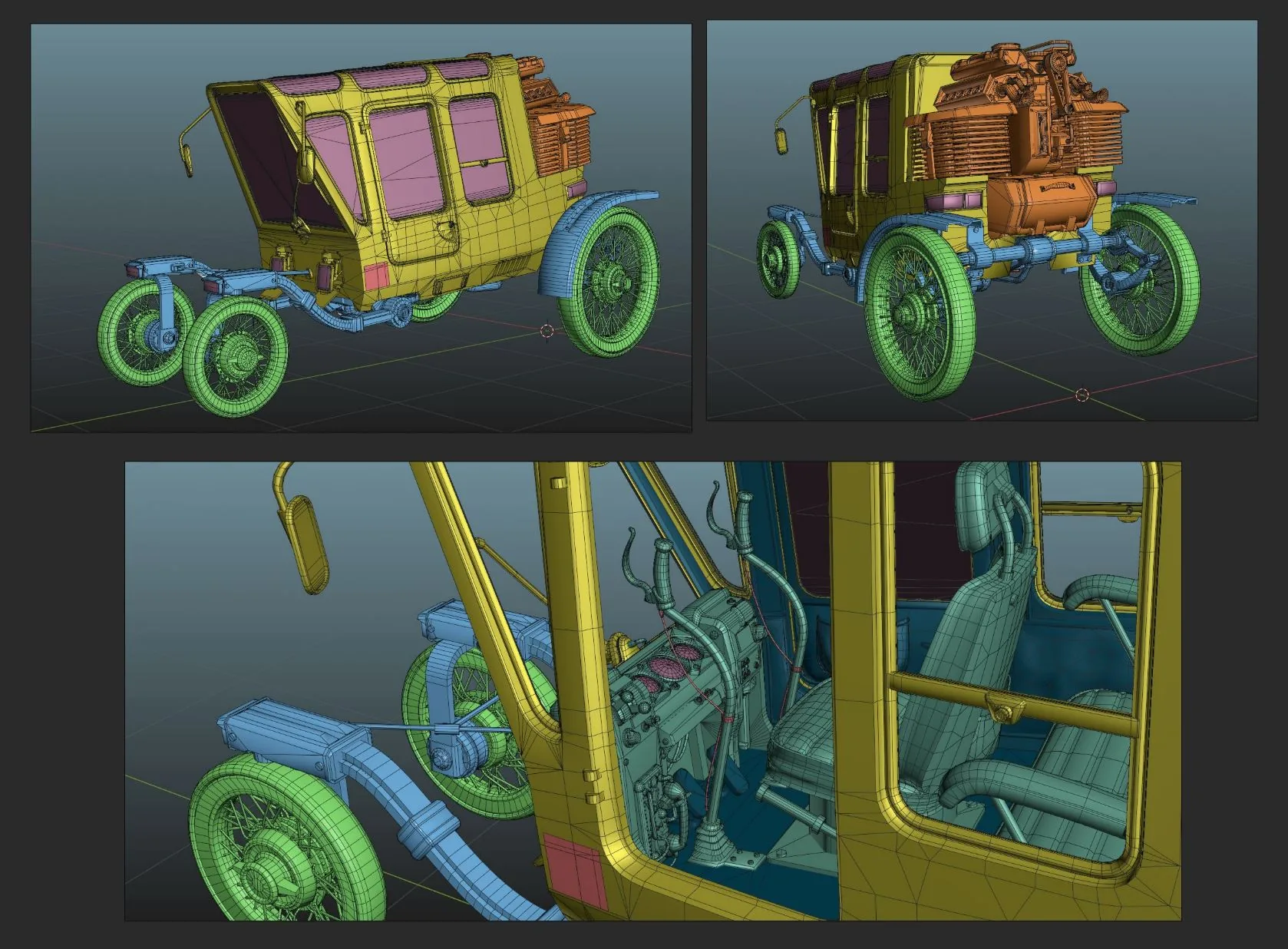 Создание Coupris Kineema из Disco Elysium с помощью Blender и Substance - изображение 16