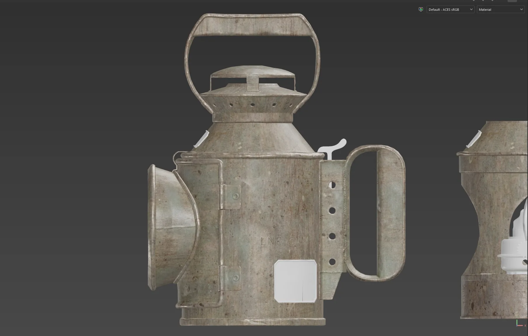 How To Model & Texture A Photorealistic Oil Lantern Featuring Metal & Rust Textures - изображение 10
