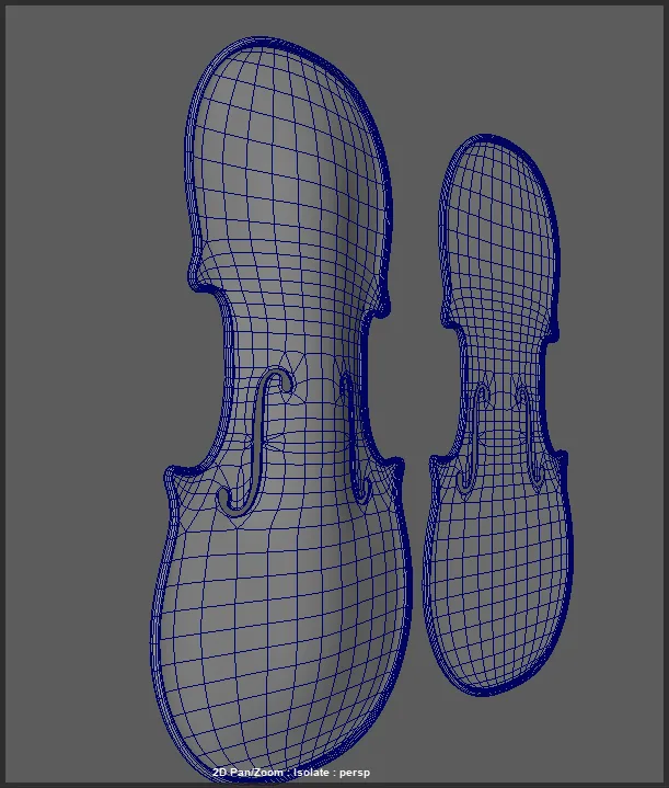 Modeling & Texturing a Realistic 3D Violin - изображение 3