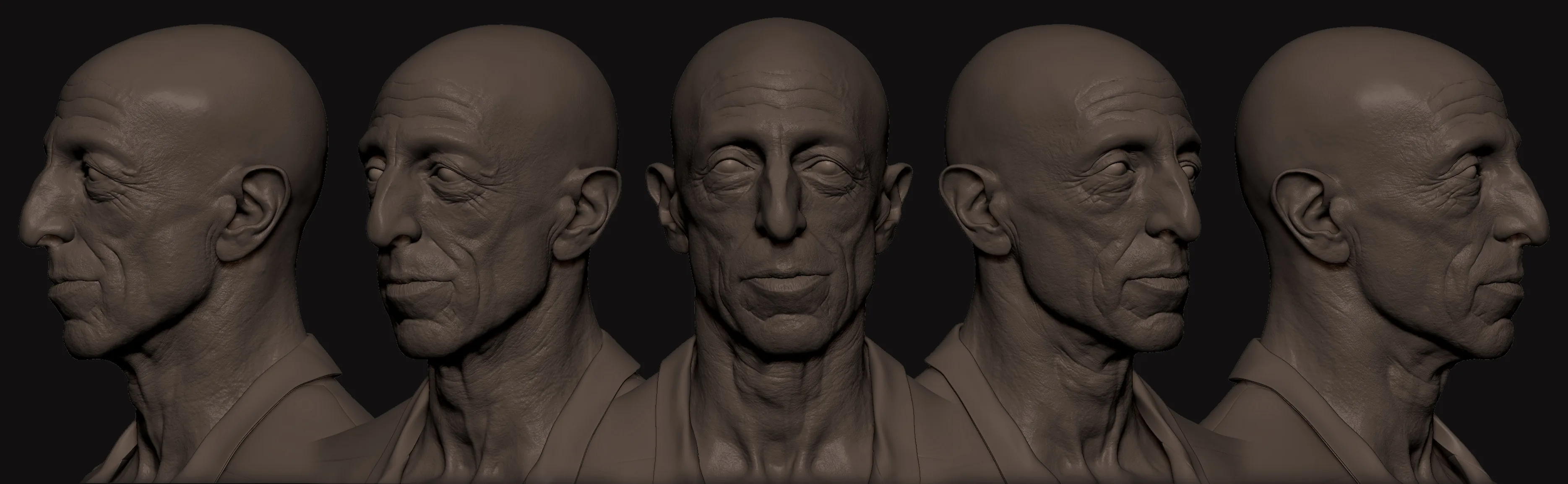 Лепка и текстурирование 3D-портрета Рика Оуэнса - изображение 6