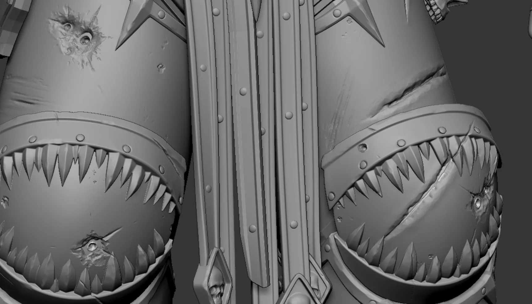 Game-Ready Fan Art Of Warhammer 40,000's Chaos Space Marine - изображение 14