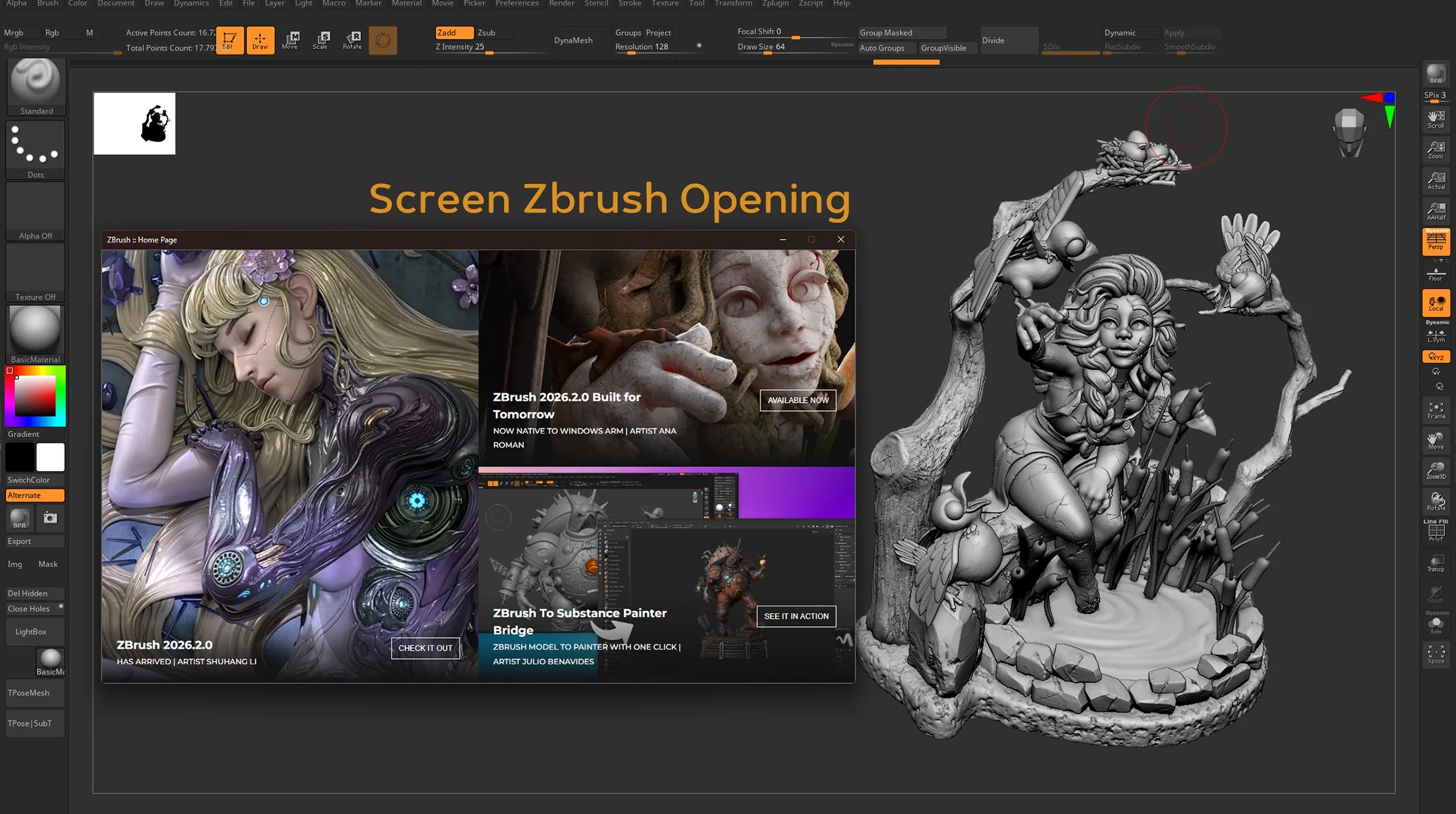 From Model to ZBrush Splash Screen: - изображение 38