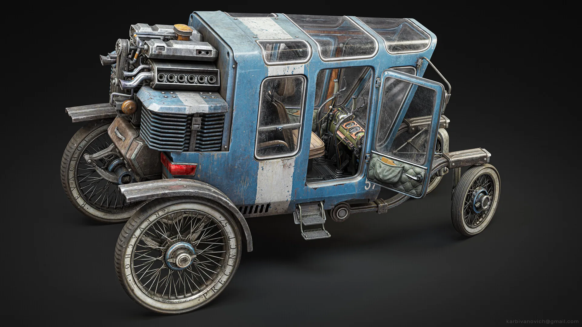 Создание Coupris Kineema из Disco Elysium с помощью Blender и Substance - изображение 1