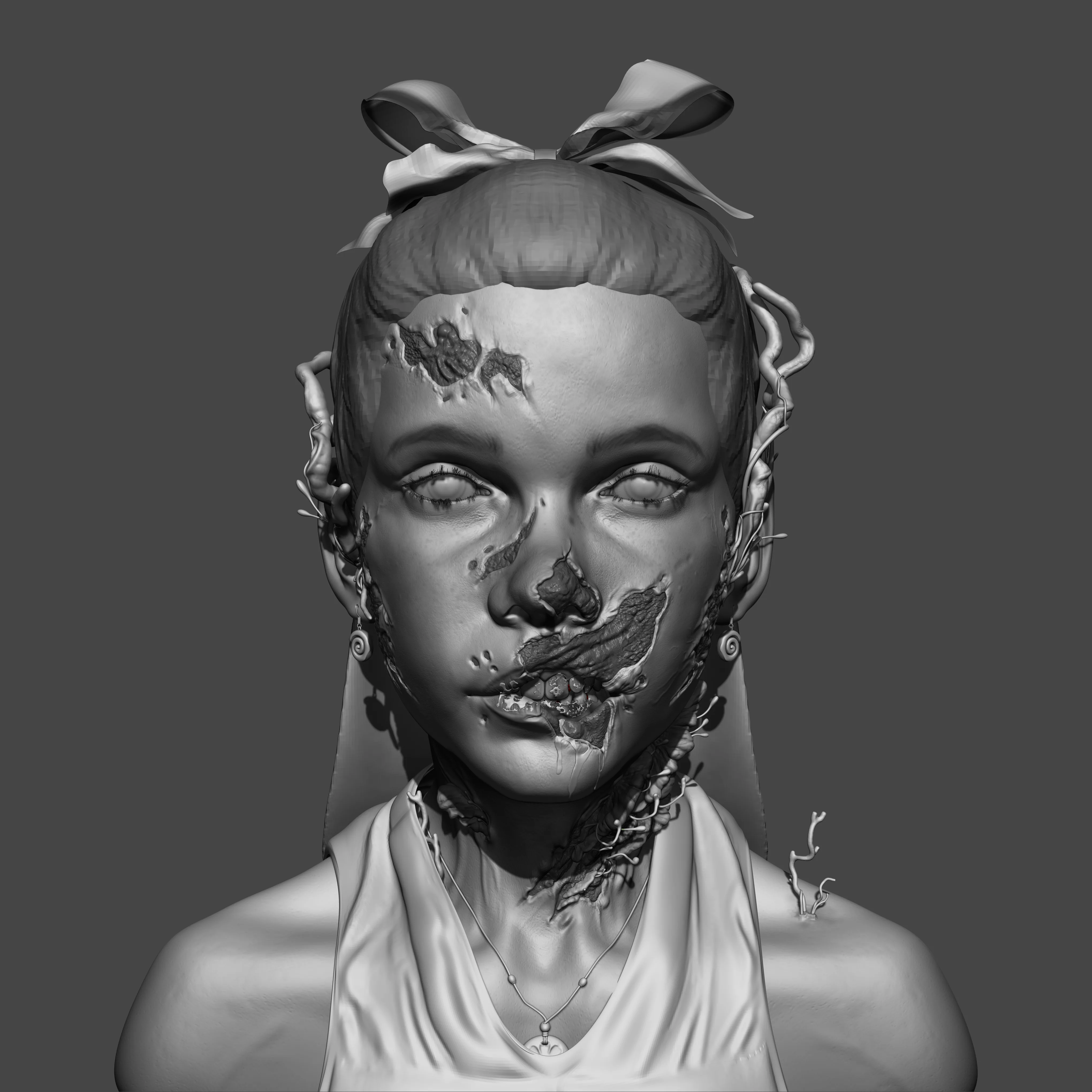 Создание персонажа Зомби-чирлидер с помощью ZBrush и Substance 3D — изображение 7