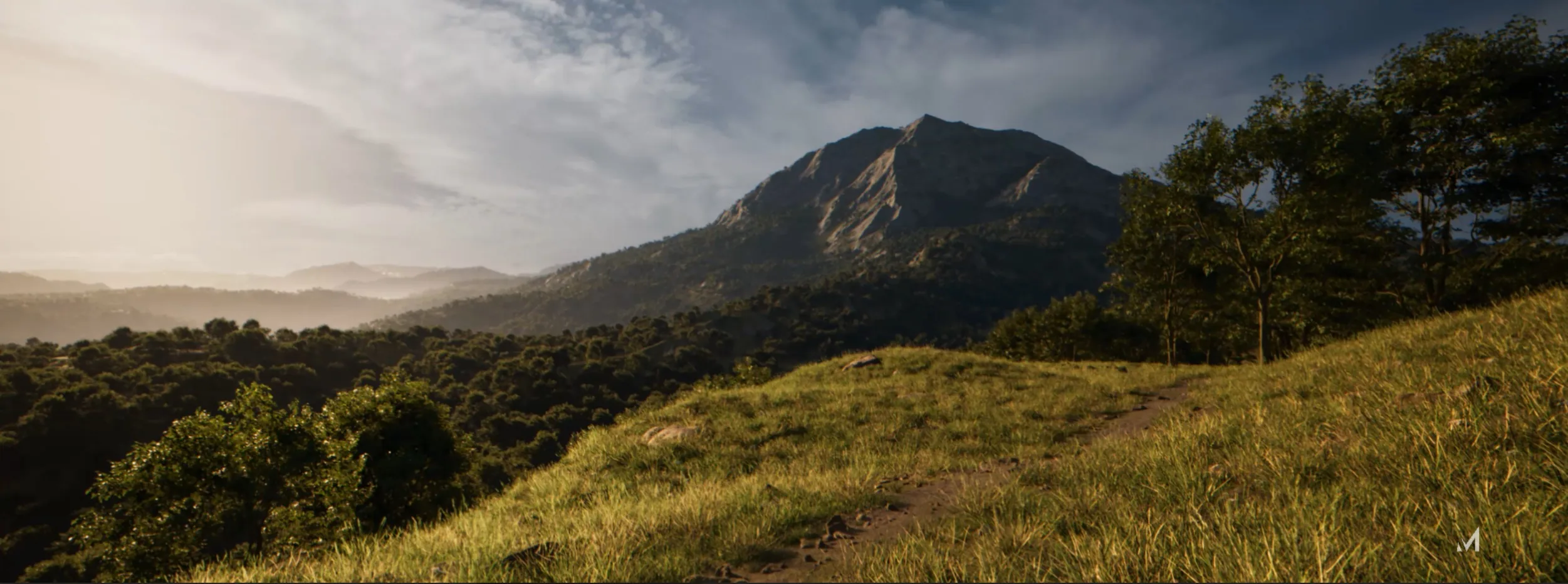 Combining Gaea & Unreal Engine to Create a Realistic Valley Scene — изображение 1