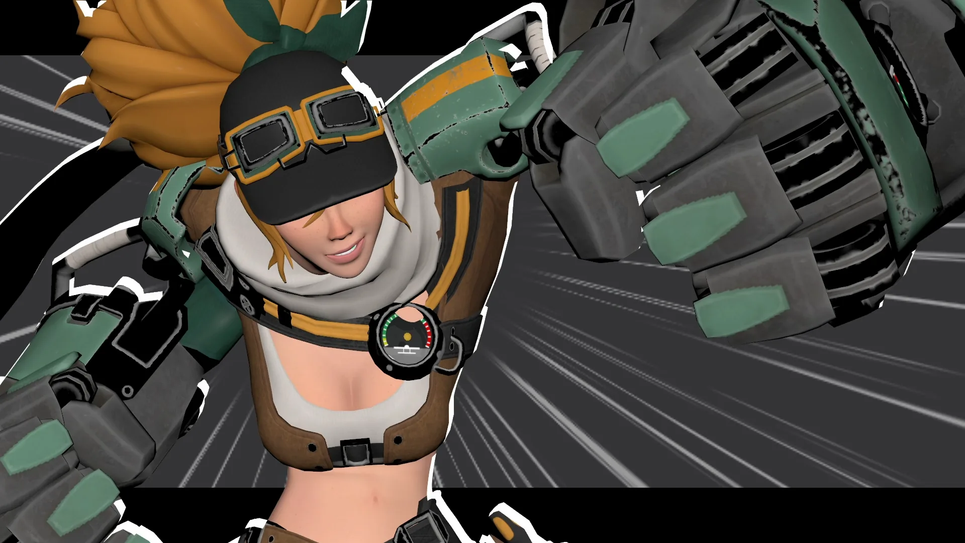 Анимация комбо в файтинге в стиле Guilty Gear в Maya - изображение 3