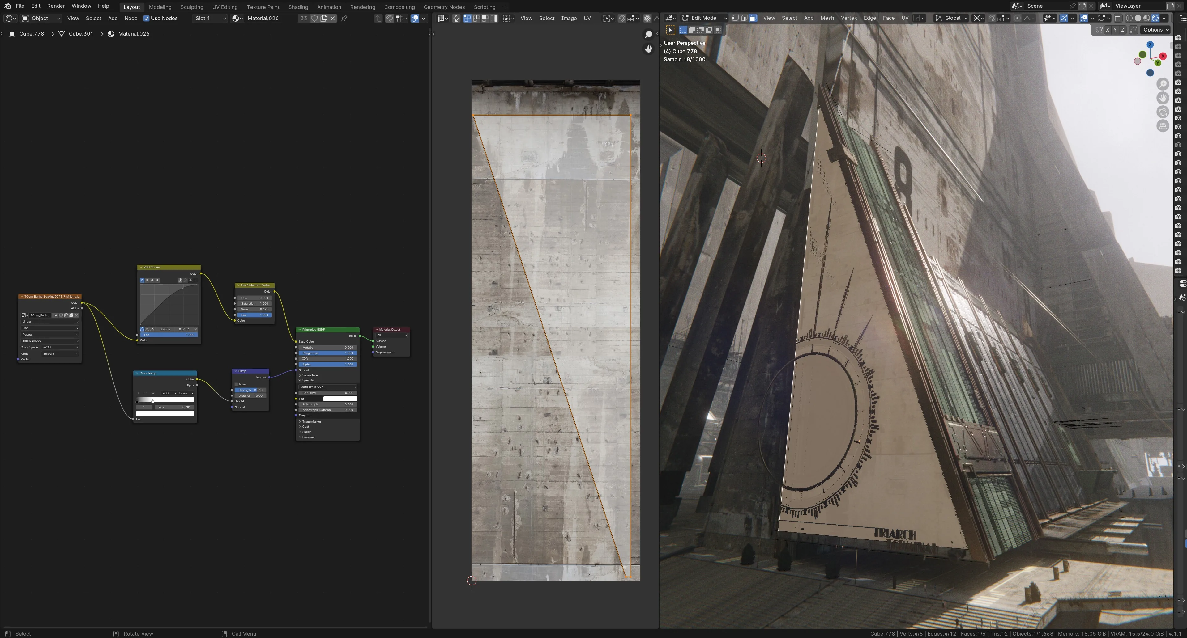 Designing A Brutalist Terminal Building Using Blender - изображение 6