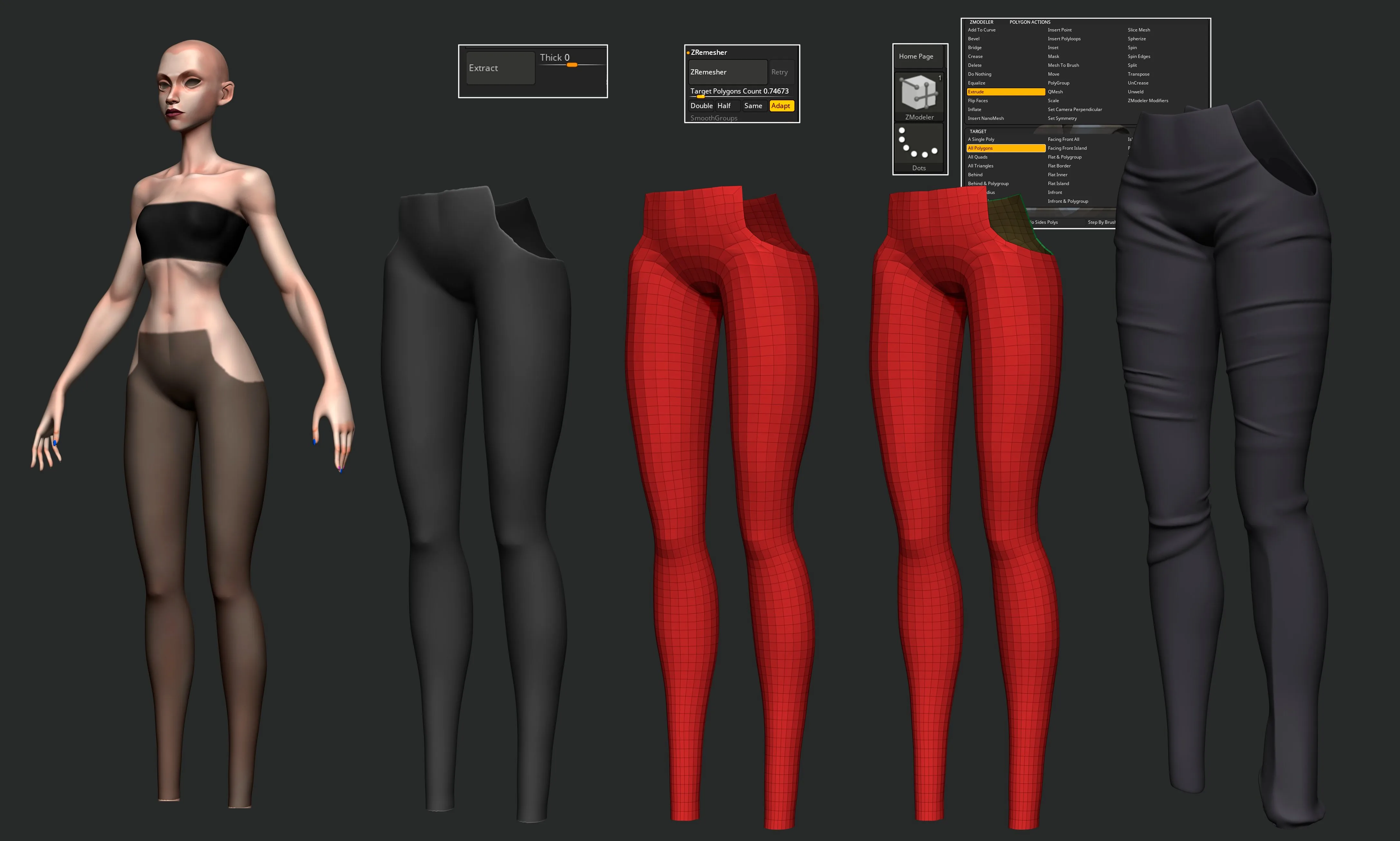 How to Model & Texture Jinx from Arcane with ZBrush - изображение 9