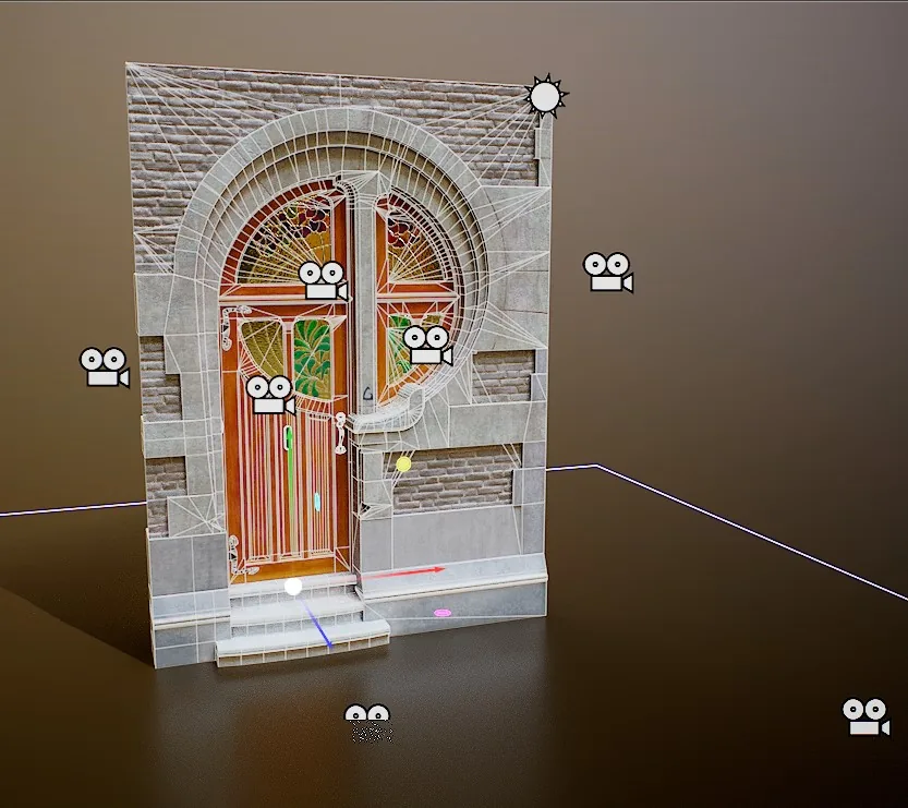 Как создать дверь в стиле модерн, используя Blender и Substance 3D — изображение 11