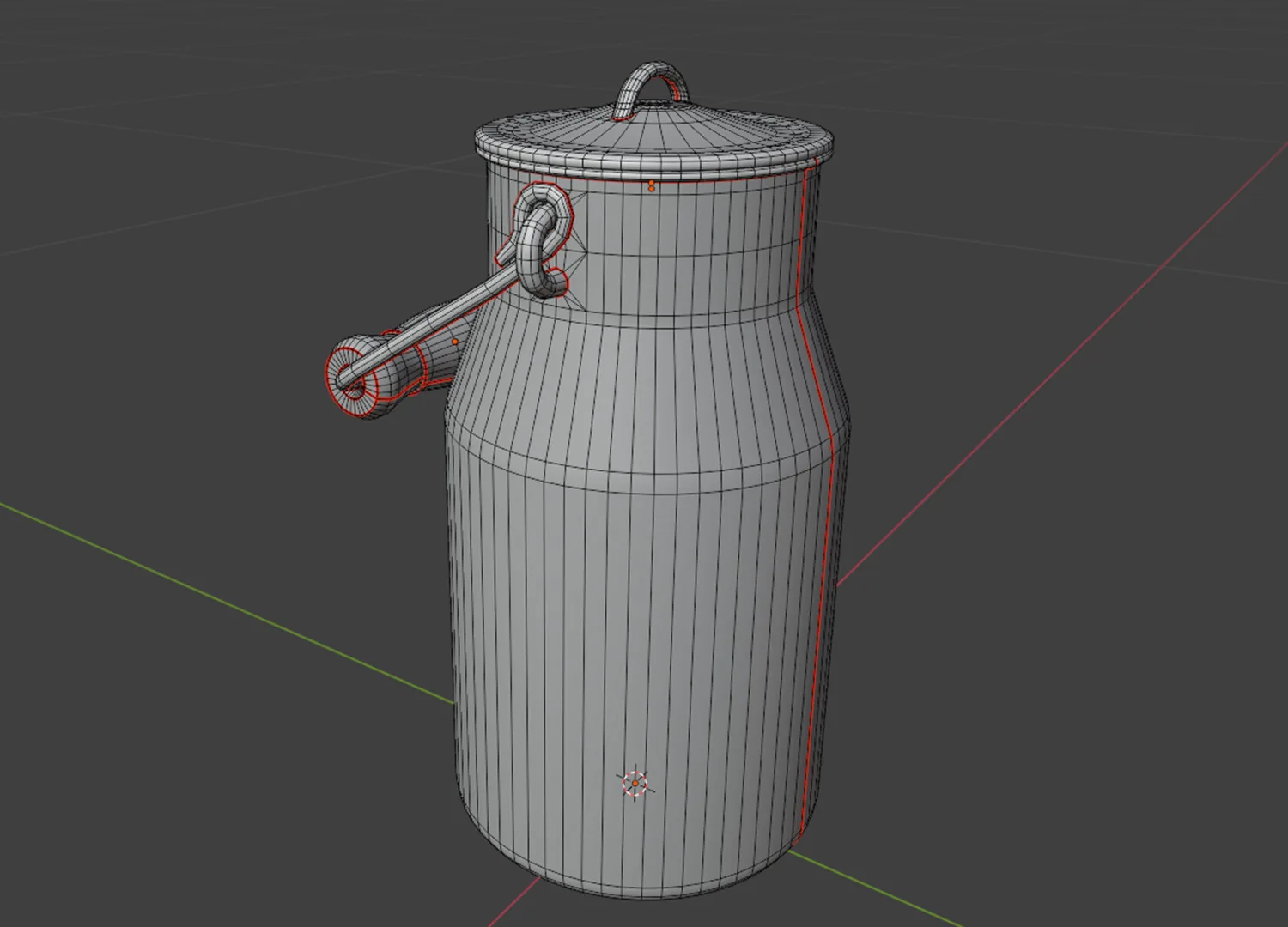 Воплощение винтажной советской молочной банки в Blender - изображение 18