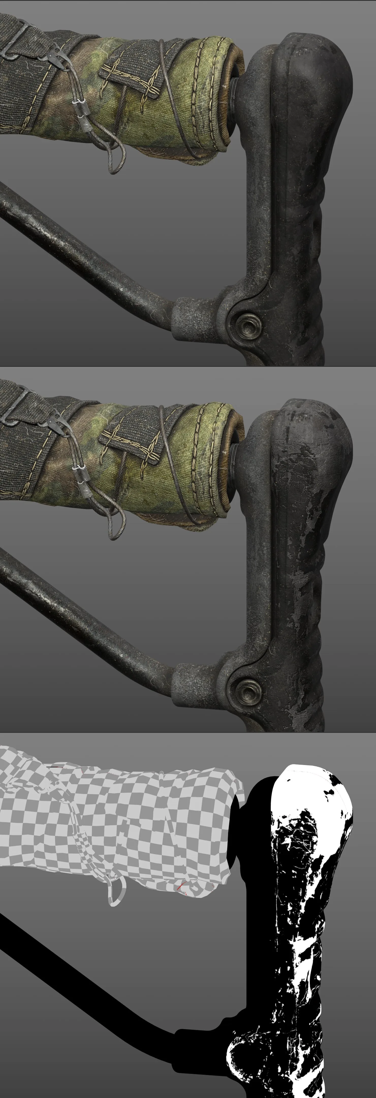 Создание состаренного оружия с реалистичным текстурированием с помощью ZBrush & Substance 3D — изображение 23