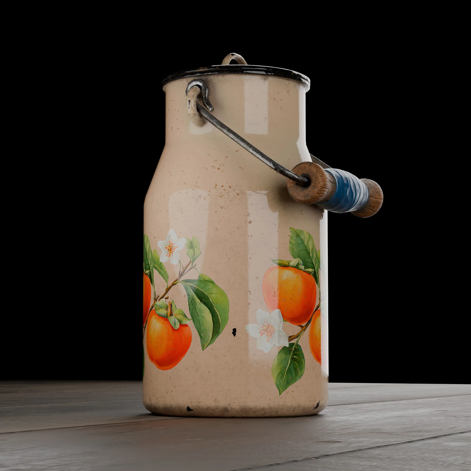 Оживление винтажной советской молочной банки в Blender — изображение 2