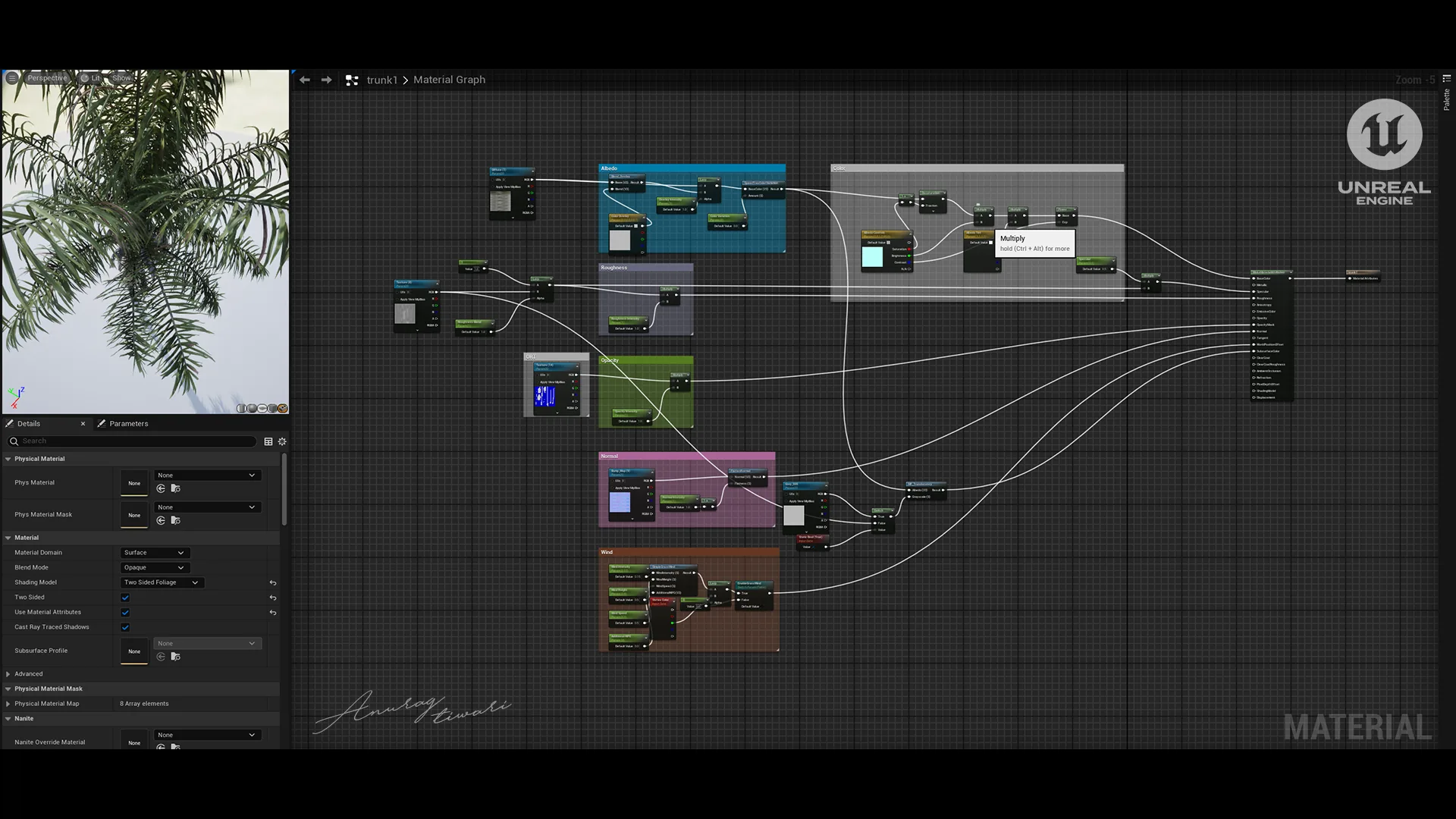 Создание солнечного поля с пальмами с помощью Unreal Engine и инструментов Creator от Emperia — изображение 4