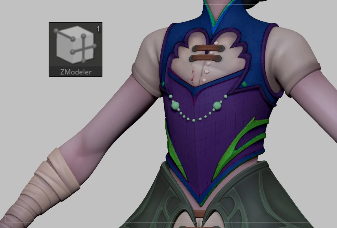 Использование ZBrush и Maya для создания персонажа-человека-летучей мыши — изображение 3