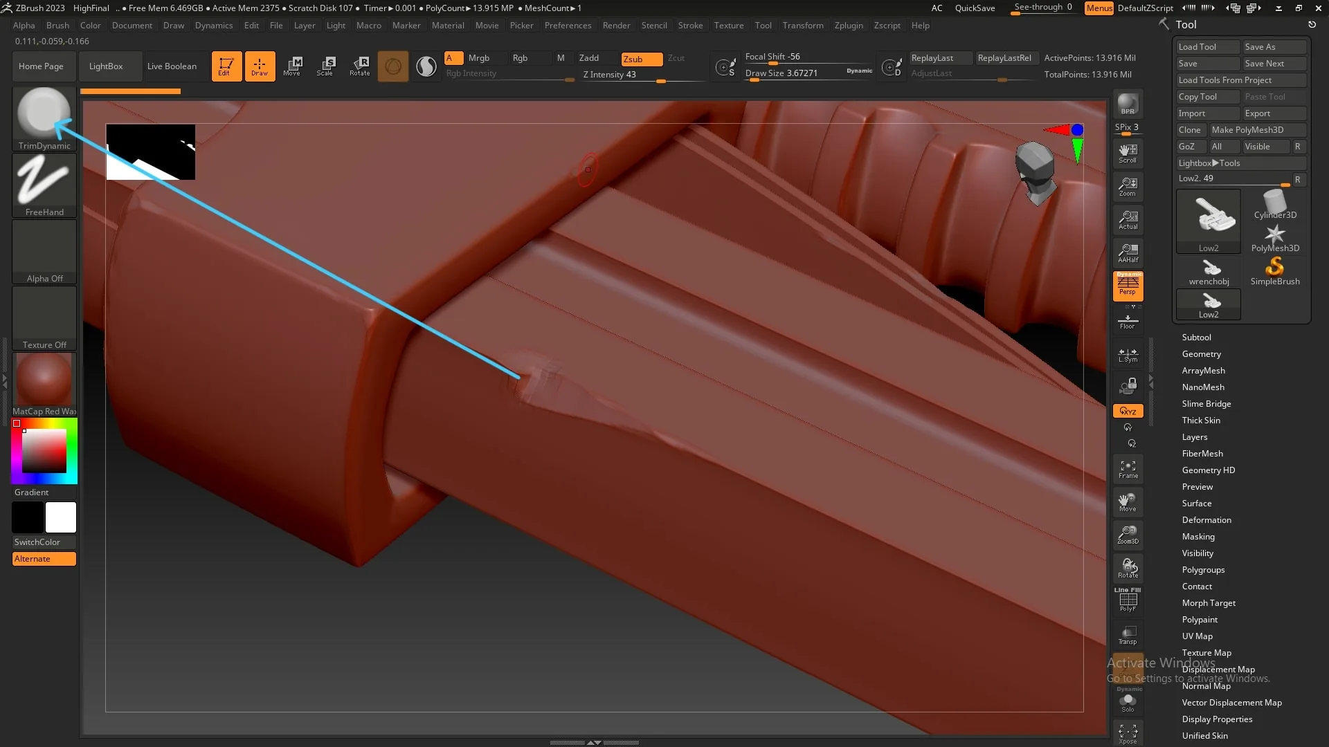 Текстурирование реалистичного металла с ржавчиной с помощью Substance 3D — изображение 6