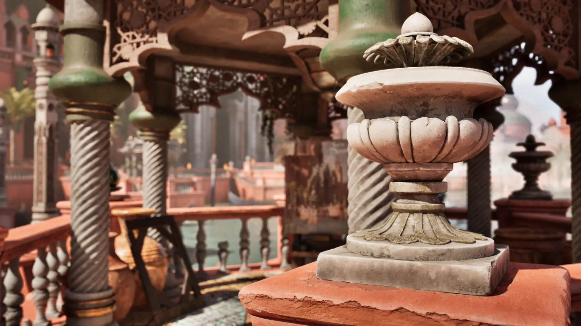 Southern Dream City Environment Created in Unreal Engine & Substance 3D - изображение 4