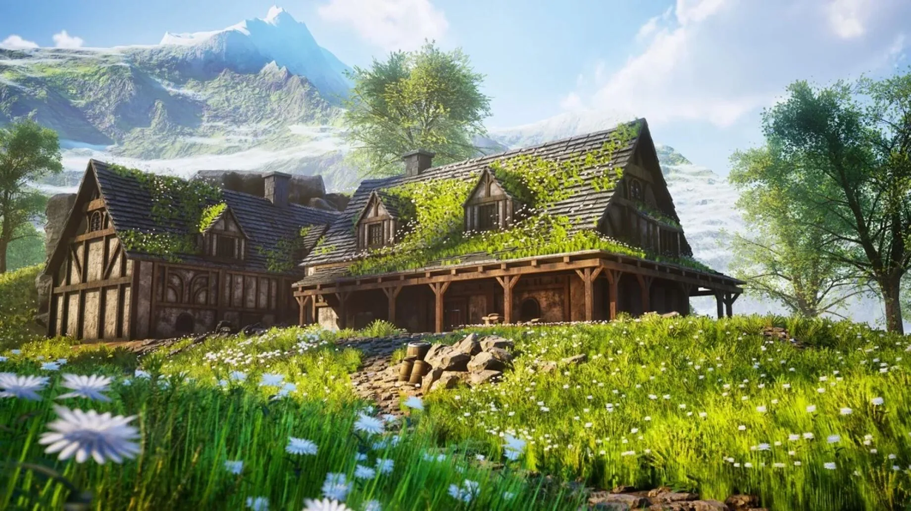 Southern Dream City Environment Created in Unreal Engine & Substance 3D - изображение 9