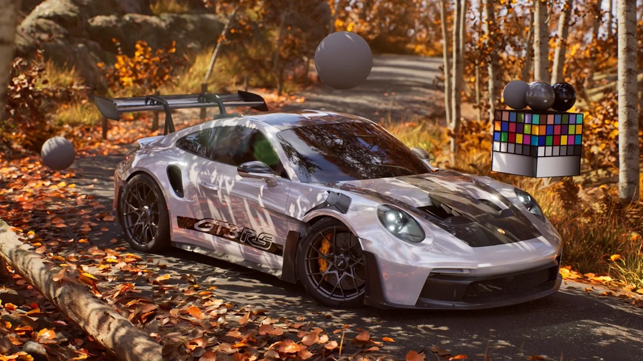 Моделирование и освещение реалистичного Porsche 911 GT3 RS в 3D - изображение 14