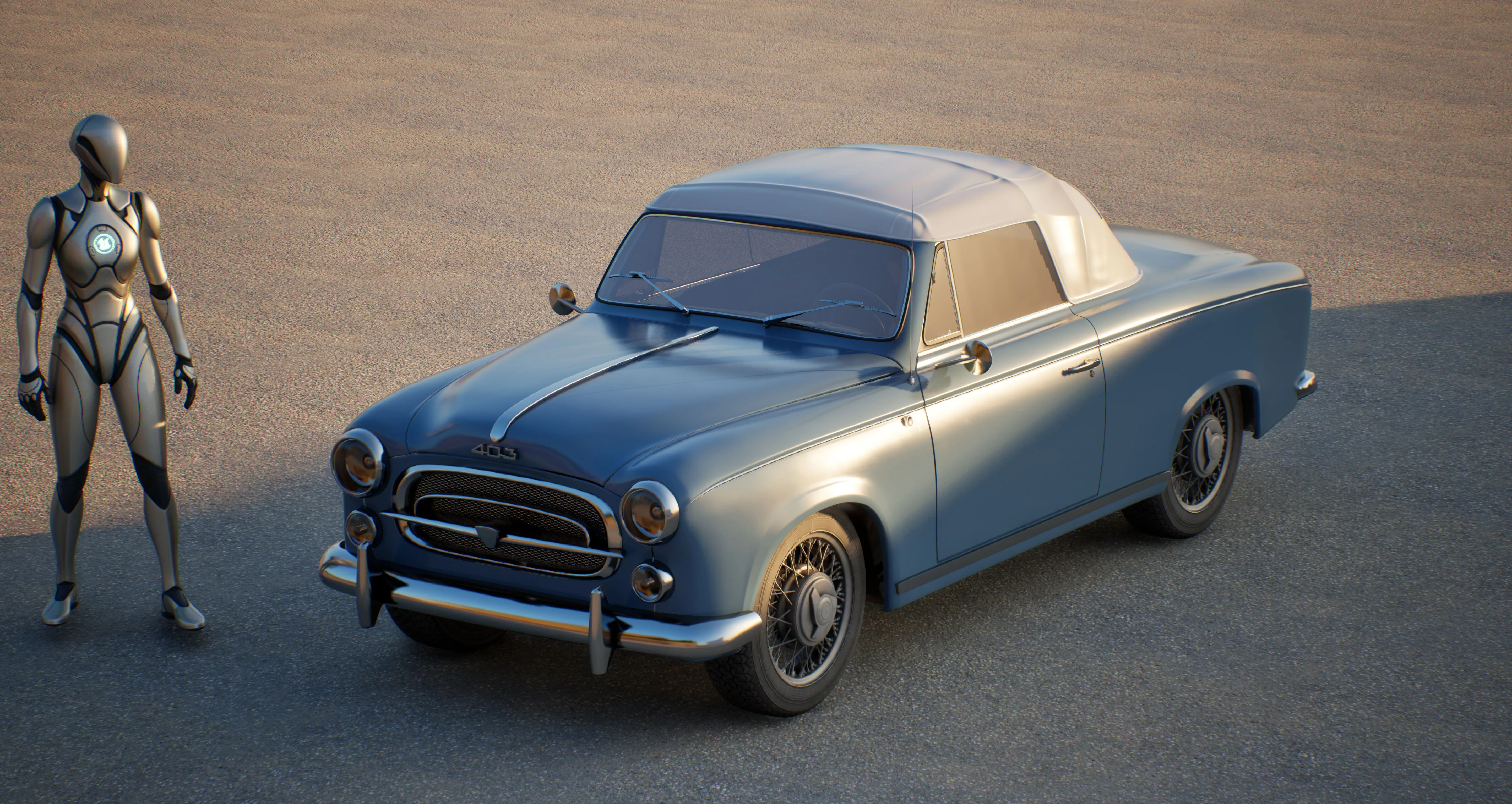 Создание готового к игре Peugeot 403 с помощью Unreal Engine & Substance 3D — изображение 38
