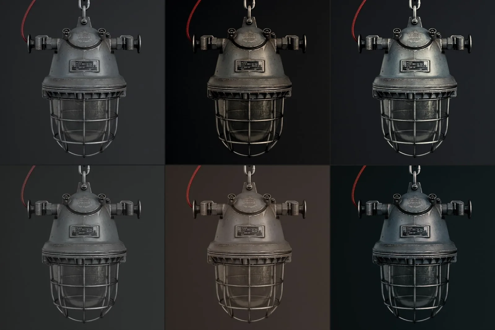 Как создать металлическую лампу с износом с помощью Substance 3D Painter - изображение 19