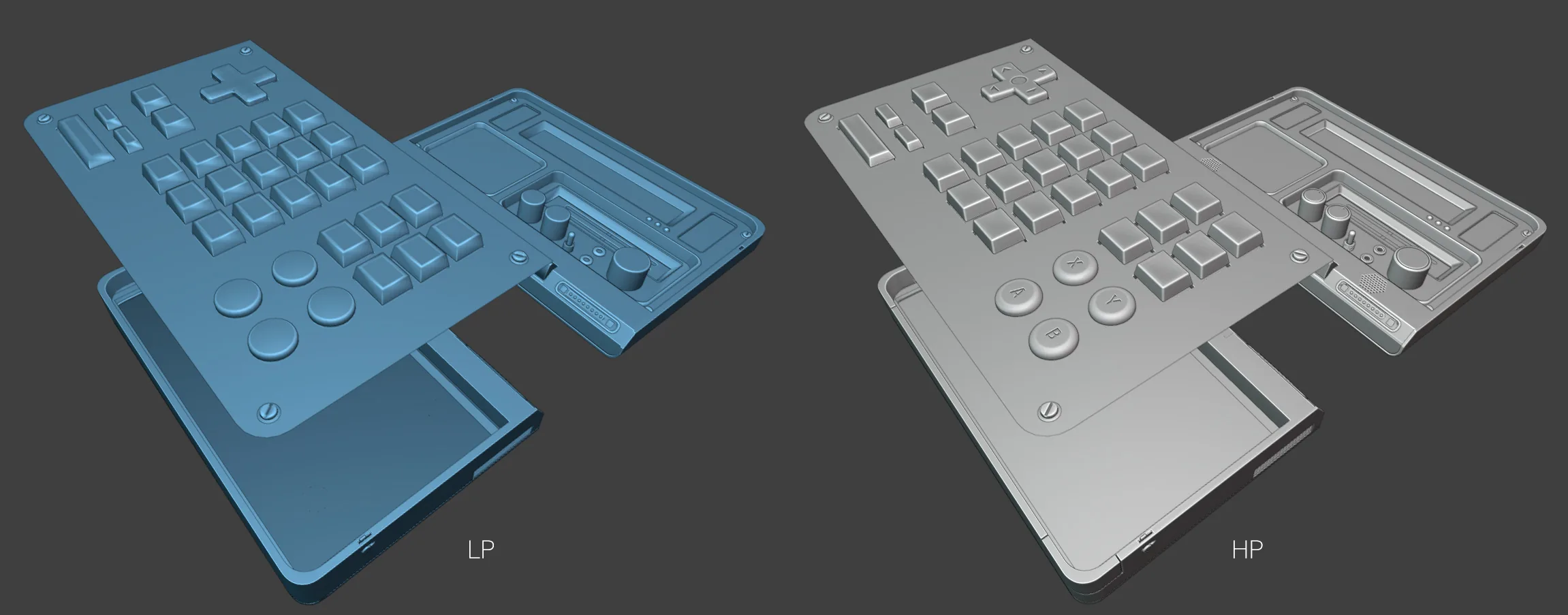 Создание воображаемого устройства в стиле ретро с помощью Blender & Substance 3D - изображение 4