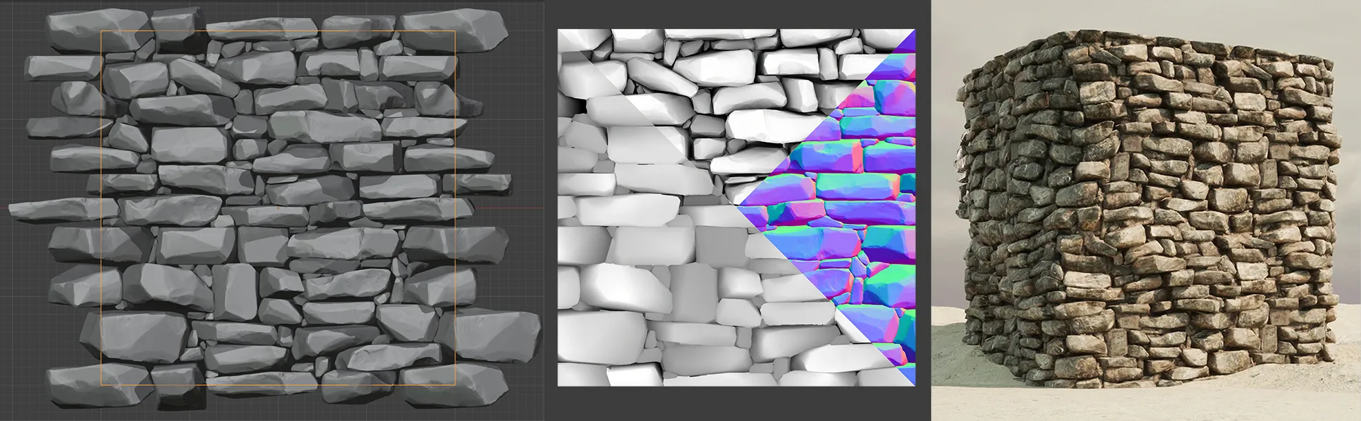Как команда 3D-художников смоделировала и натекстурировала архитектурную структуру — изображение 13