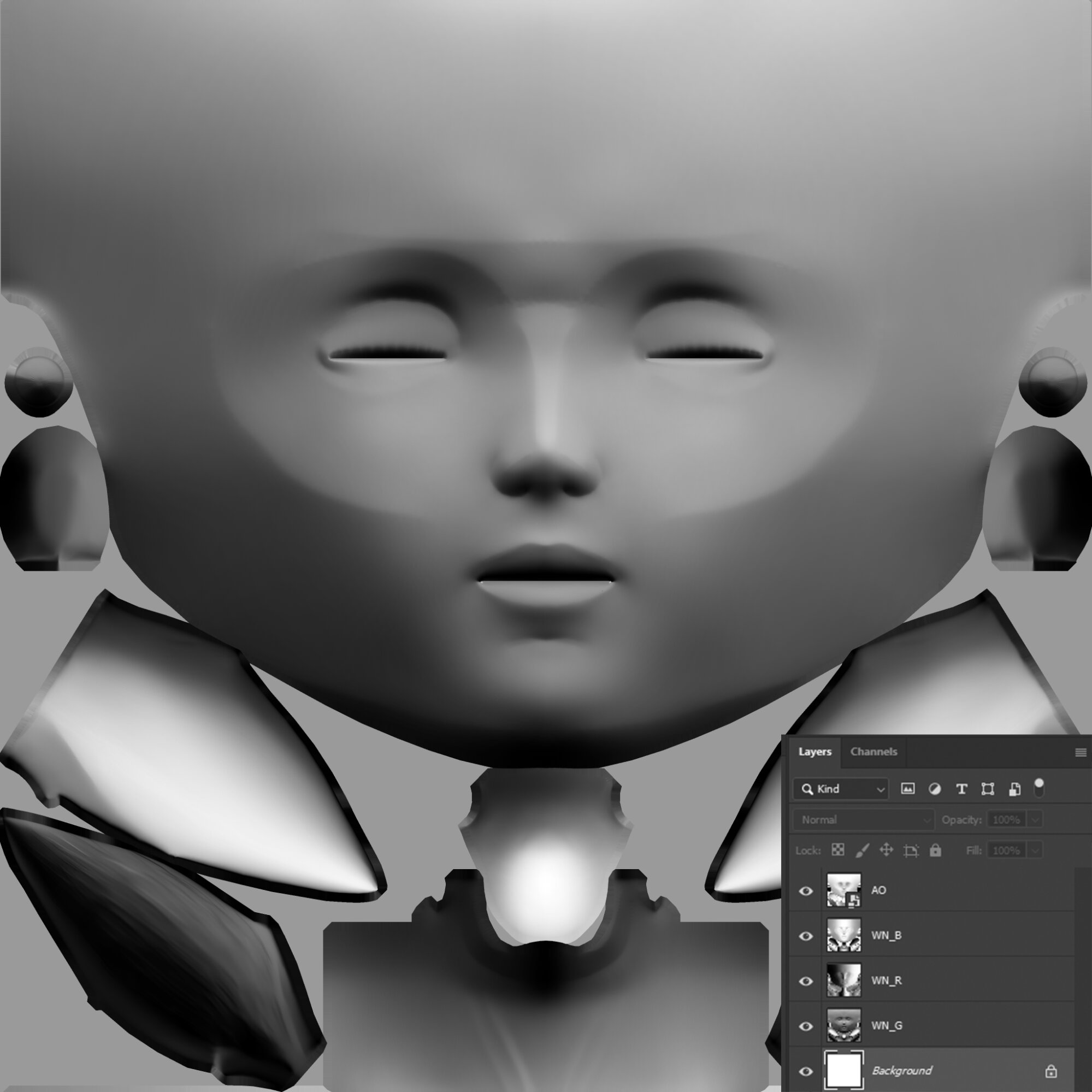 Разработка оригинального 3D-персонажа Химеры — изображение 7