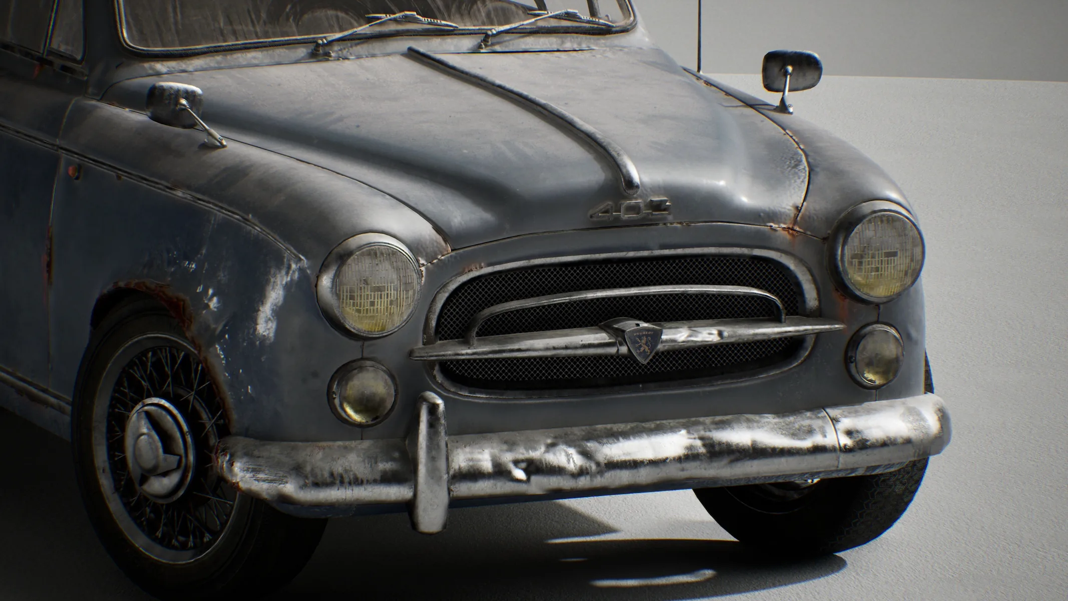 Создание готового к игре Peugeot 403 с использованием Unreal Engine & Substance 3D - изображение 3