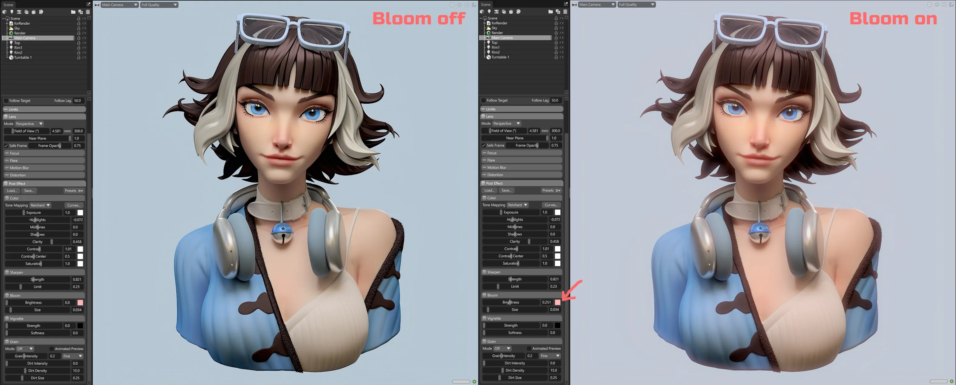 Sculpting Two Expressive Stylized Female Portraits - изображение 7