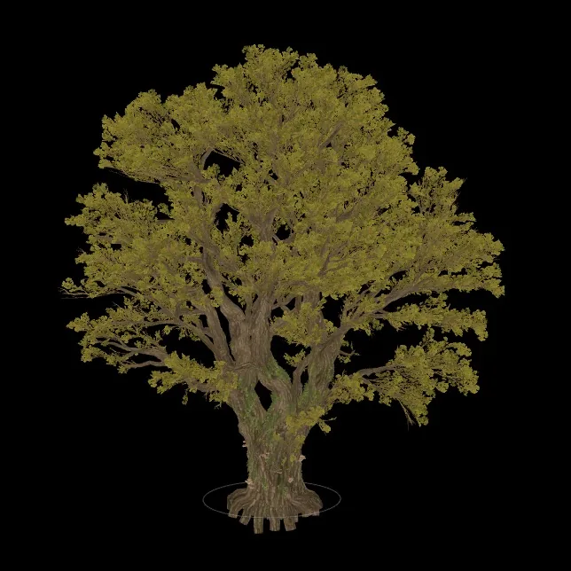 Как создать реалистичное 3D-дерево дуба — изображение 18