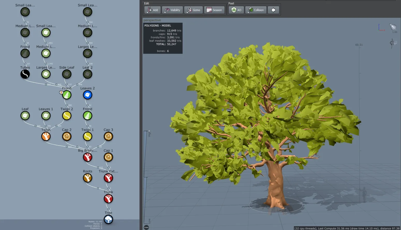 Как создать реалистичное 3D-изображение дуба — изображение 8