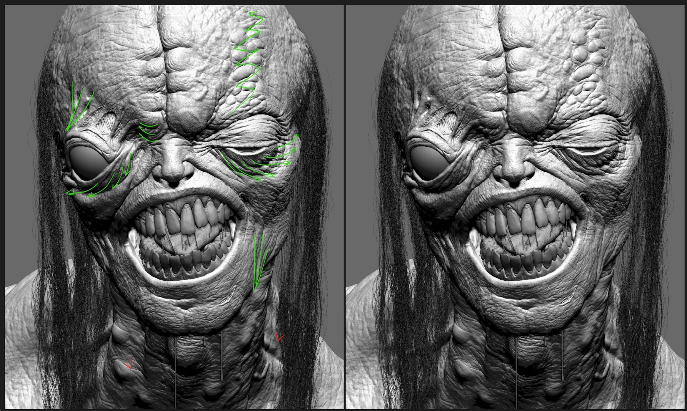 Как сделать страшного сталкера из Resident Evil 9 — изображение 16