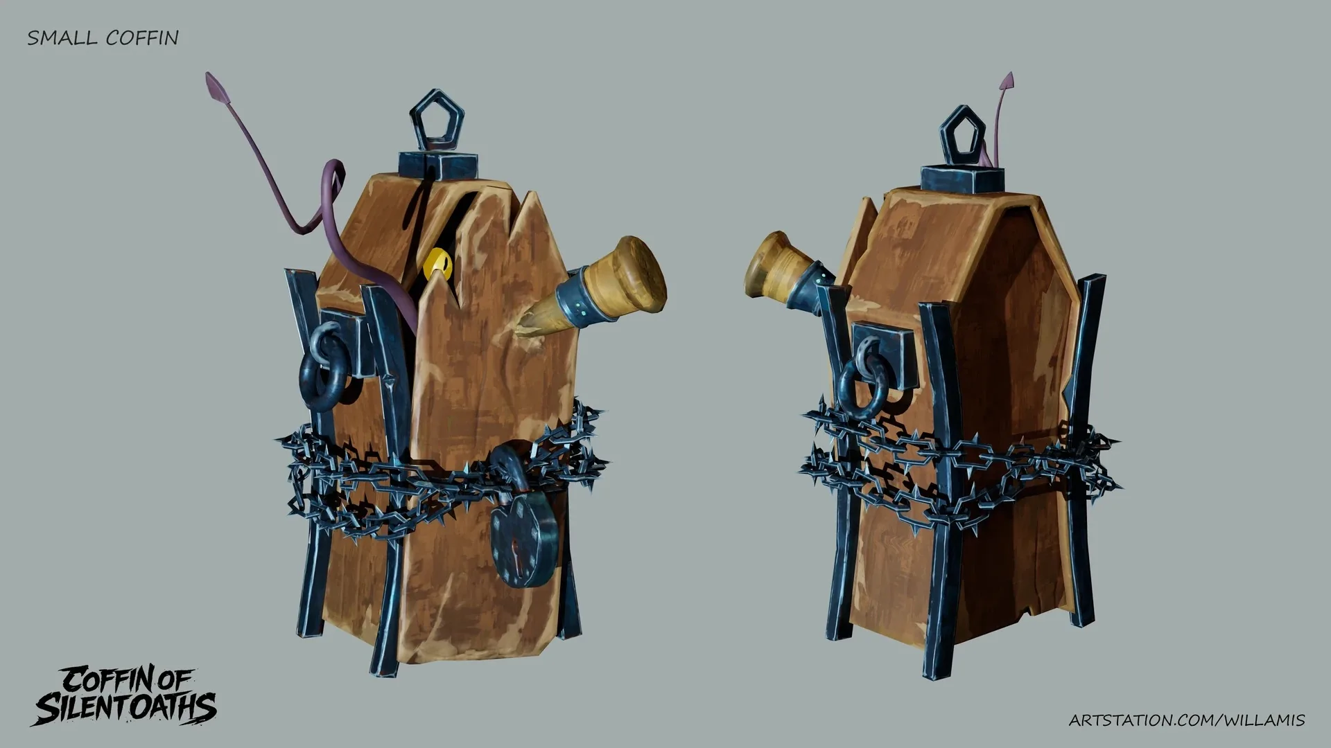 How to Turn the Concept of a Coffin into a Stylized and Detailed 3D Prop - изображение 3