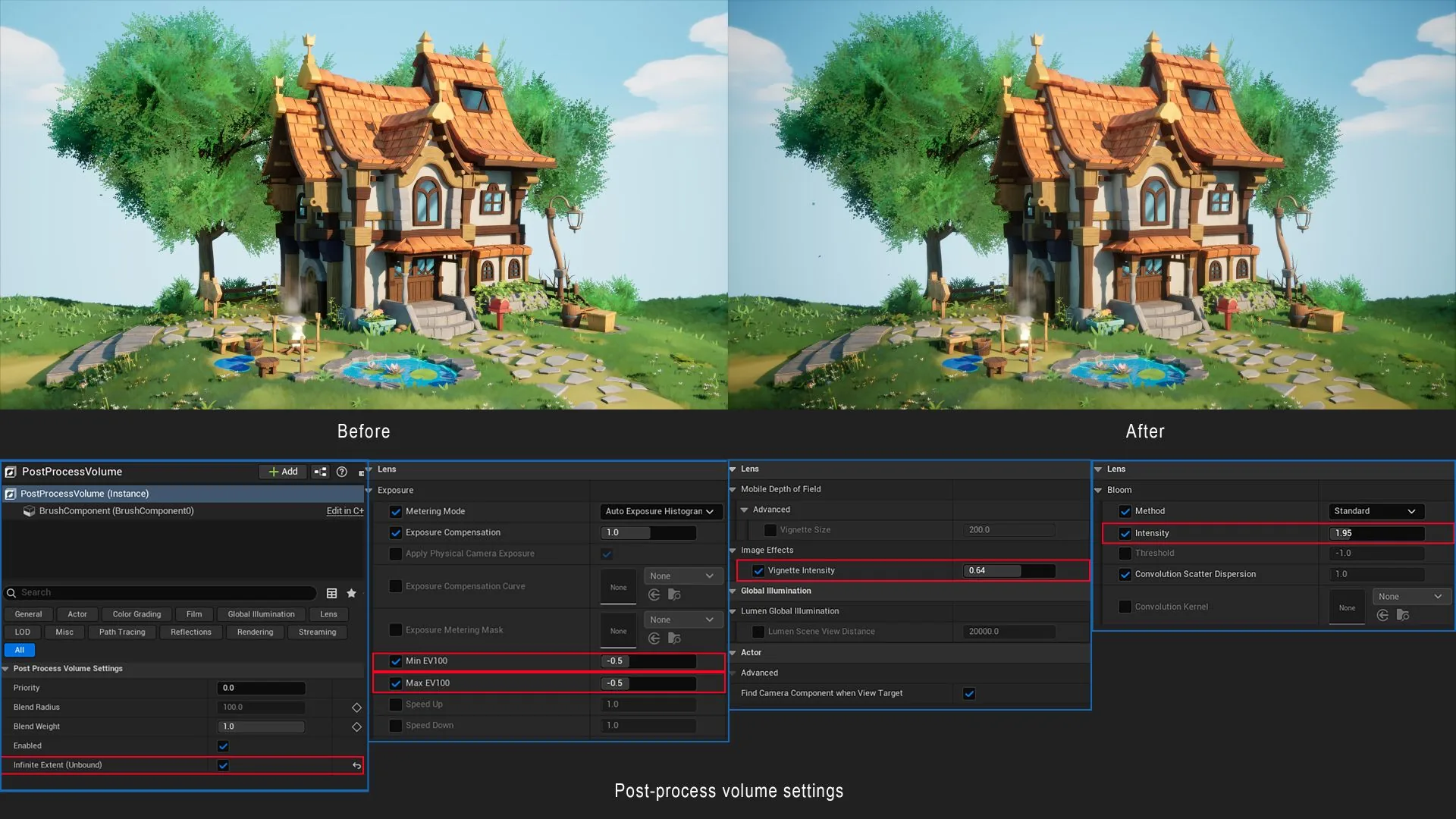 Перенос концепции уютного 2D-коттеджа в фэнтези в 3D-мир - изображение 31