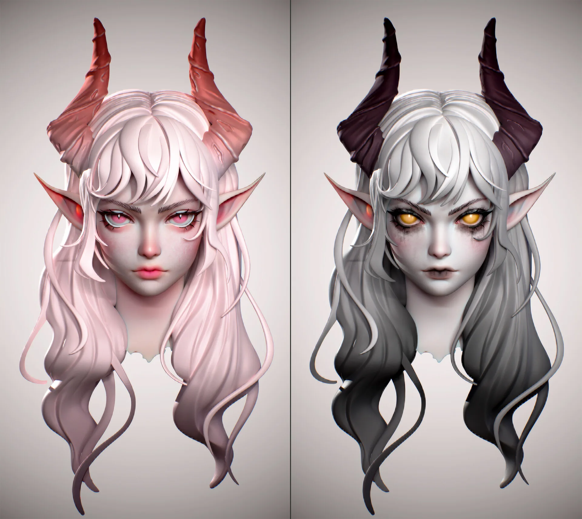 Рисованный стиль, маленькая ведьма, созданная с помощью ZBrush и Marmoset Toolbag — изображение 6