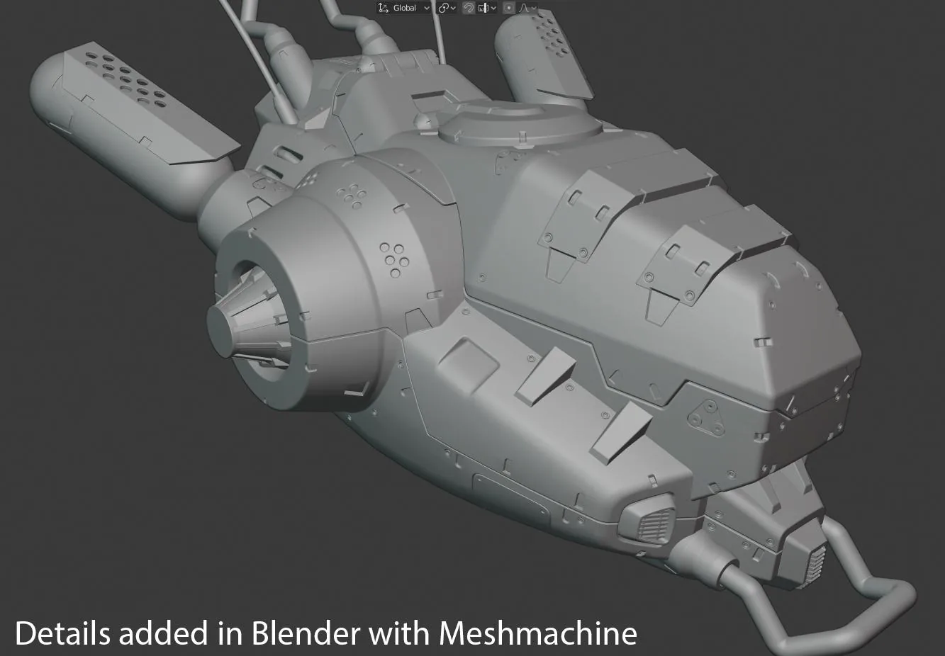 Создание меха с помощью MODO, Blender & Octane - изображение 4