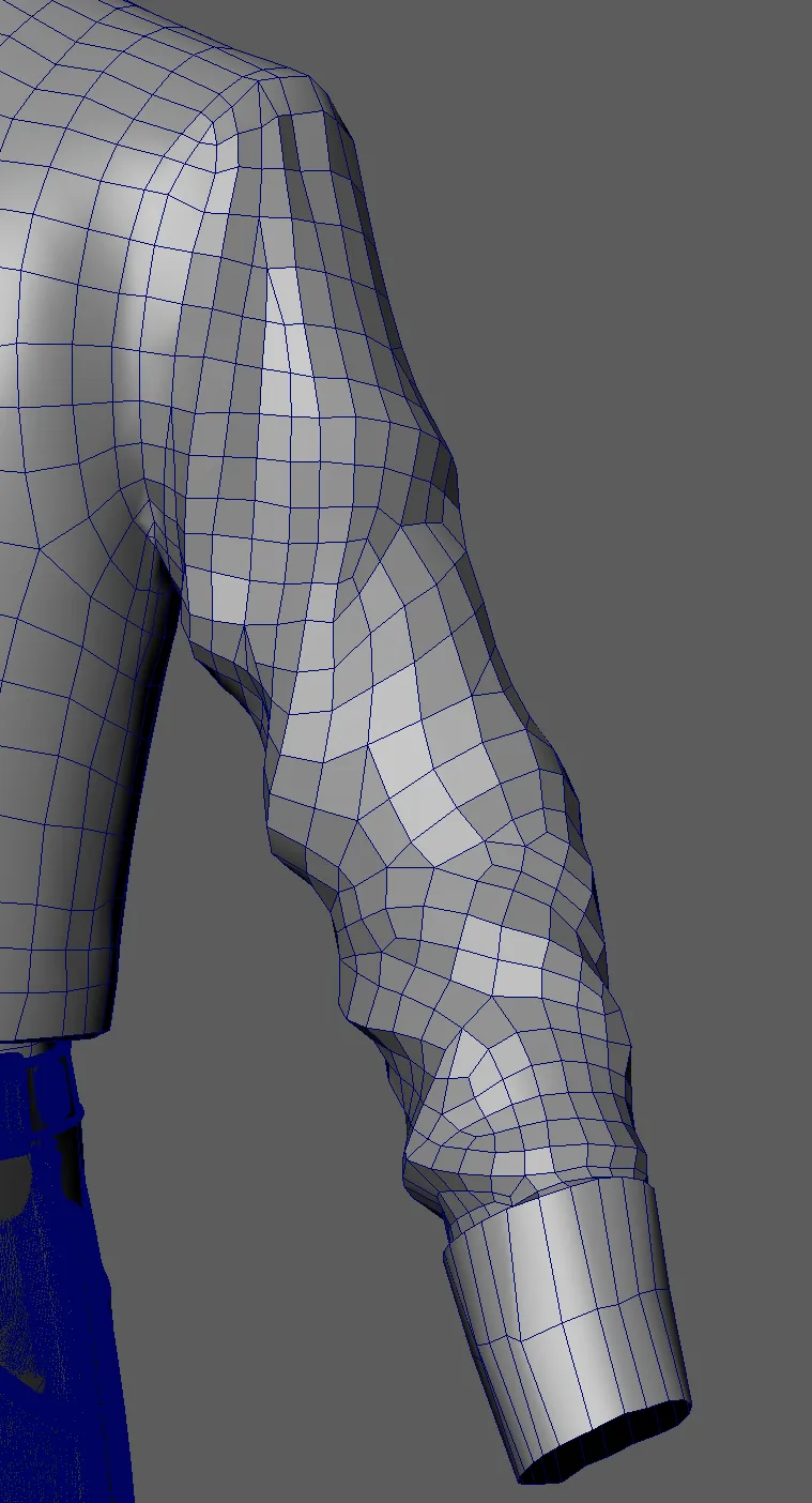 Создание 3D нарисованного вручную человека с роботизированной рукой — изображение 18