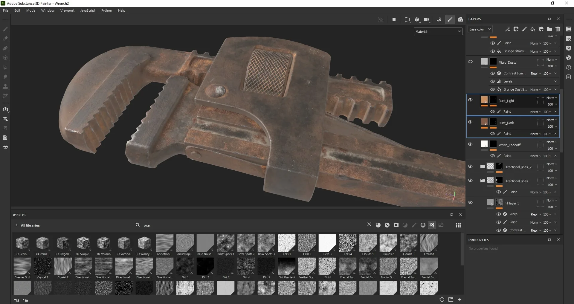 Текстурирование реалистичного металла с ржавчиной с помощью Substance 3D — изображение 21